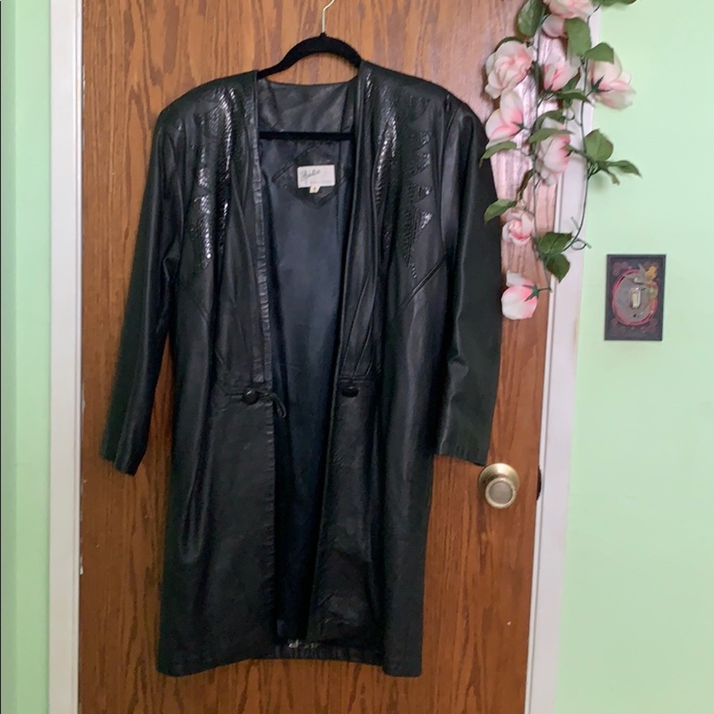 Vintage leather coat